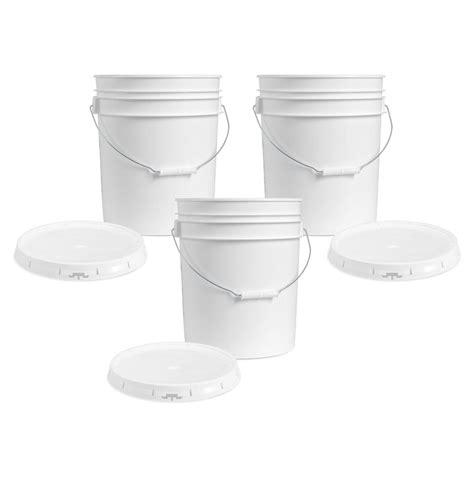 Keliang 5 Gallon Plastic Bucket With Airtight Lid I Food Grade Bucket