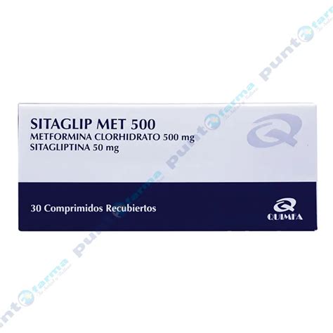 Sitaglip Met Metformina Clorhidrato Mg Cont Comprimidos