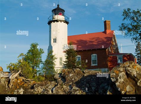 Eagle Harbor Lighthouse Stock Photo Alamy