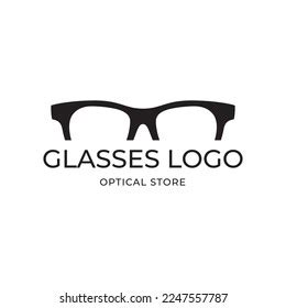 Glasses Logo Design Vector Logo Glasses Stock Vector Royalty Free