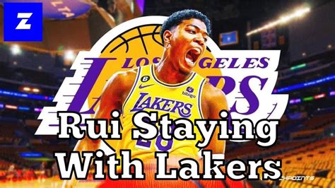 Lakers Agree To Year M To Re Sign Rui Hachimura Rui Staying