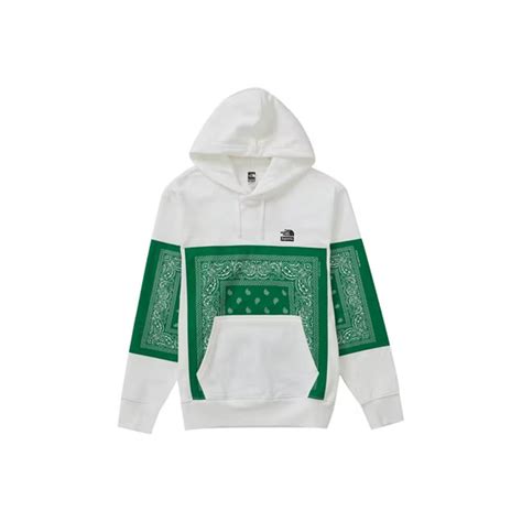 Supreme The North Face Bandana Hooded Sweatshirt Whitesupreme The North