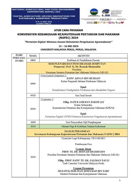 Tentative Program Nafec