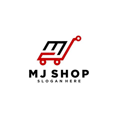 Premium Vector Letter Mj Shop Logo Design Vector