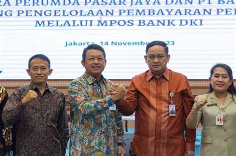 Bank Dki Dan Pasar Jaya Jalin Kerja Sama Demi Mempermudah Pedagang