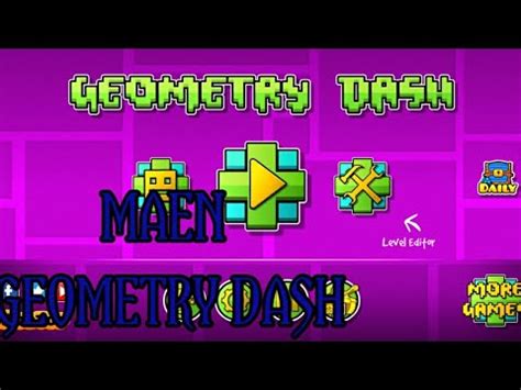 Apa Itu Geometry Dash Geometry Dash Gameplay Youtube