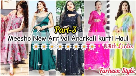 Meesho New Anarkali Kurti Haul Meesho Anarkali Kurta Set Haul Meesho