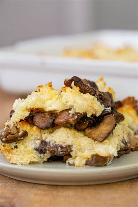 Stuffed Mushroom Casserole Recipe Dinner Then Dessert Mushroom