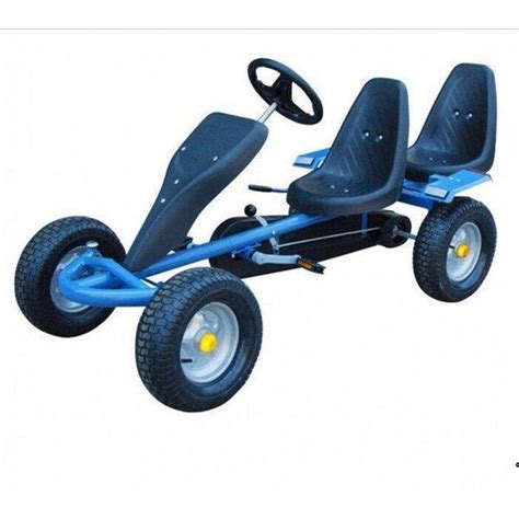 Kart Cu Pedale Go Kart Cu 2 Locuri Roti Cauciuc Pentru Copii Si Adulti