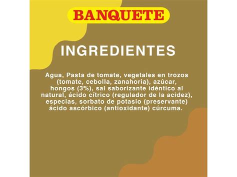 Comprar Salsita Tomate Con Hongos Banquete Doypack 190g Walmart