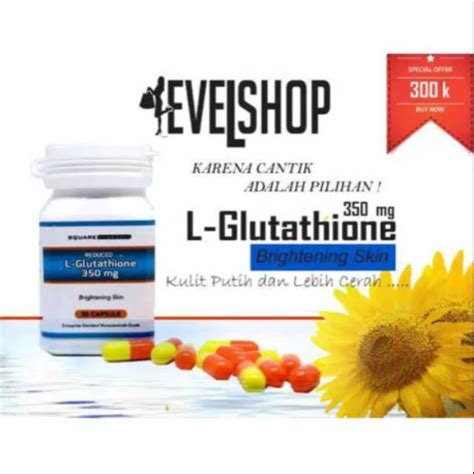 Jual L Glutathione Reduced 350mg Shopee Indonesia