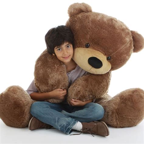 Sunny Cuddles Soft And Huggable Jumbo Mocha Brown Teddy Bear In