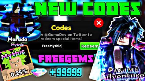 Anime Adventures Codes New Gem Codes Codes For Anime Adventures