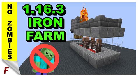 Iron Golem Farm Tutorial Minecraft 1 16 Simple Easy Otosection