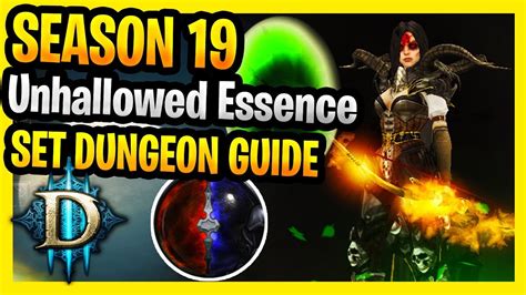 Unhallowed Essence Set Dungeon Guide Location Demon Hunter Season 19