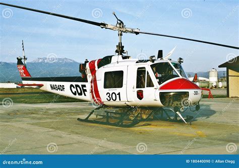 Bell Uh-1 Iroquois Helicopter Taking Off Editorial Photo ...