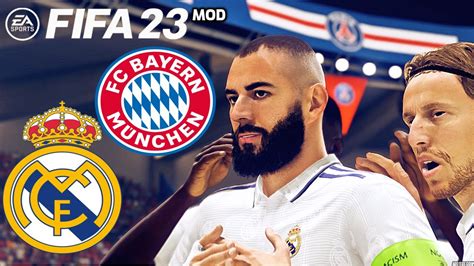 REAL MADRID Vs BAYERN FC FIFA 23 MOD PS5 Realistic Gameplay Graphics