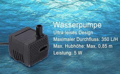 St Ck Mini Wasserpumpen Ultra Leise Aquarium Pumpe Mit M Netzkabel