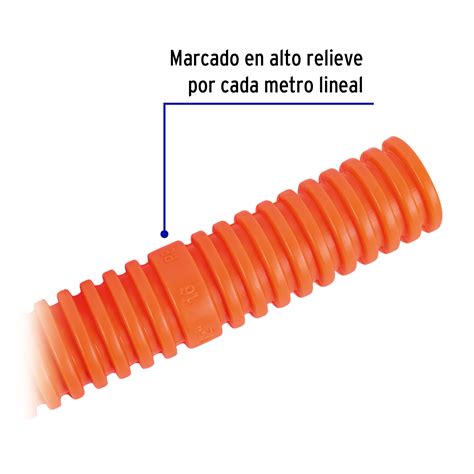 Ficha Tecnica Metro de poliducto 1 2 corrugado flex s guía rollo 50 m