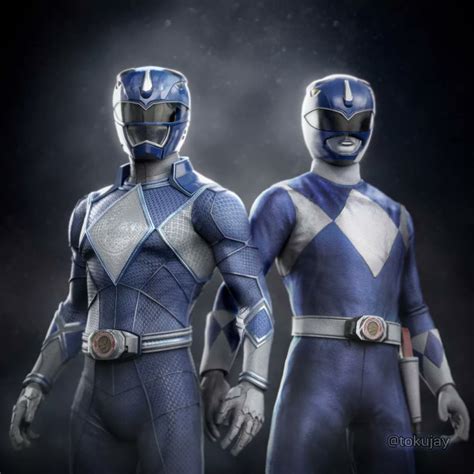 Blue Ranger And William Cranston Power Rangers And 2 More Drawn By