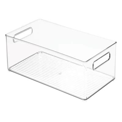 Idesign Kitchen Binz Plastic Deep Stackable Organizer With Handle