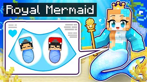 Omz Girl Is Royal Mermaid And Pregnant With Twins In Minecraft Parody Storyroxy And Lily