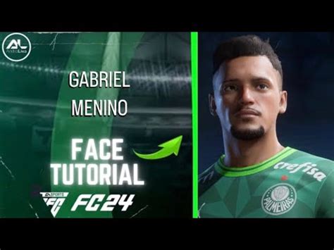 EAFC 24 GABRIEL MENINO Face Stats Tutorial YouTube