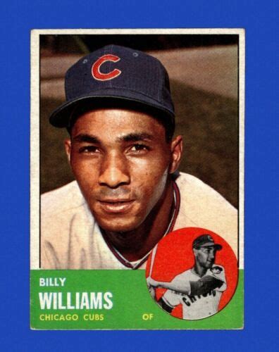 1963 Topps Set Break 353 Billy Williams VG VGEX GMCARDS EBay