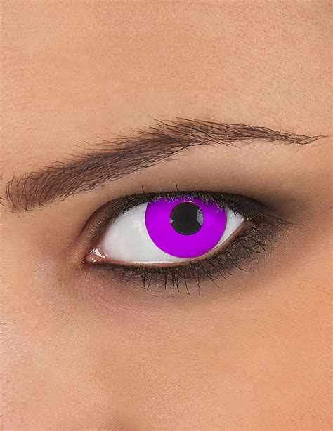 Lentillas De Contaco Ojo Violeta Adulto Maquillaje Y Disfraces