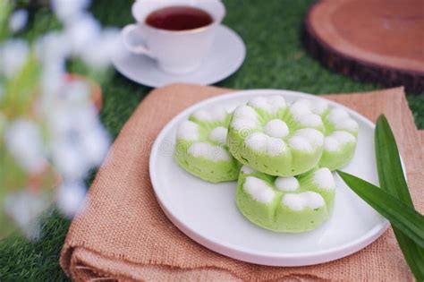 Kue Putu Ayu Is A Traditional Indonesian Food Stock Photo Image Of