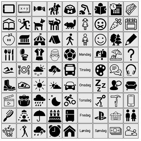 Pictogram Symbols