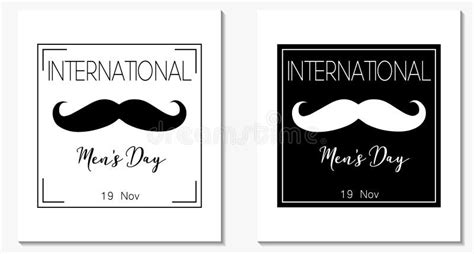 Men`s day cards stock vector. Illustration of frame - 102887019