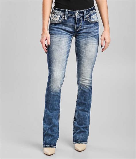 Rock Revival Betty Mid Rise Boot Stretch Jean Womens Jeans In Betty