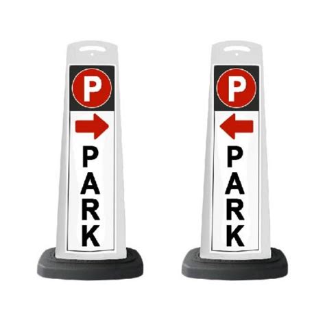 Valet Parking White Vertical Panel W Park Arrow Sign P Sd K Valet