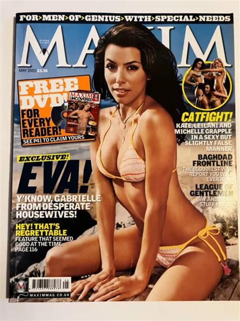 Maxim Magazine No 121 May 2005 Eva Longoria £7 50 Picclick Uk