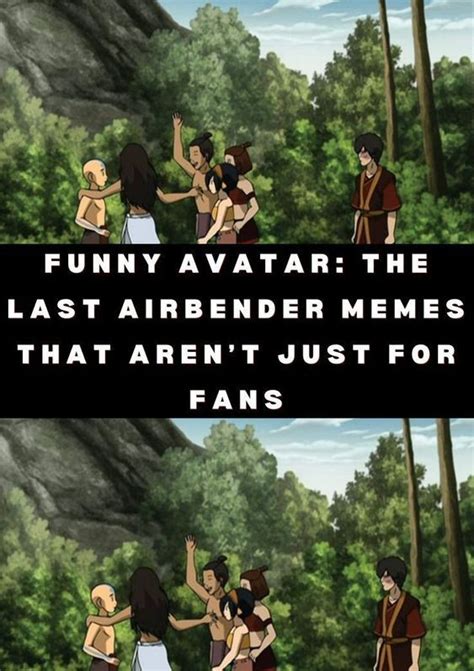 Some People Standing In Front Of Trees With The Caption Funny Avatar