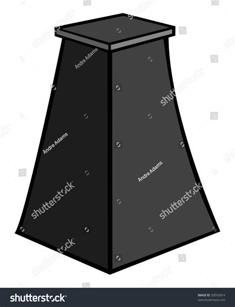 Cartoon Vector Gray Scale Illustration Podium Stock Vector (Royalty Free) 50592814 | Shutterstock