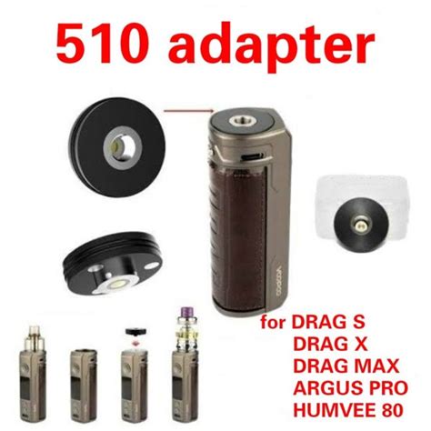 Relx Vape Nevoks 510 Adapter Compatible For Voopoo Drag X Drag S Drag Max Argus Propod Kit 510