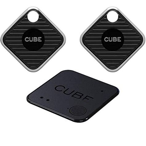 2 Cube Tracker Pro Waterproof Smart Bluetooth Tracking Device and 1 Cube Shadow Bluetooth ...