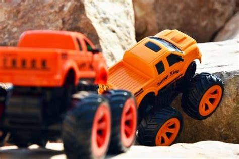 orange monster truck model monsto truck (toy car) (toy truck) (toys) (toys for kids) model at Rs ...