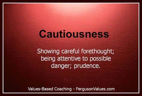 The Value Of Cautiousness In Marriage Ferguson Values