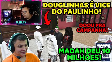 DOUGLINHAS É O NOVO VICE DO PAULINHO MADAH DEU 10 MILHÕES PRA CAMPANHA