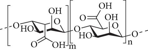 Chemical Structure Of Alginic Acid Download Scientific Diagram