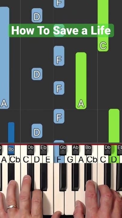 The Fray How To Save A Life Piano Youtube