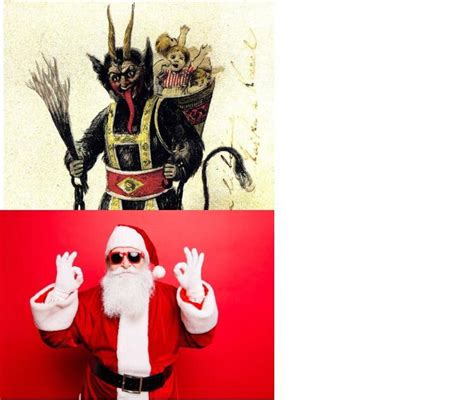 Krampus/Santa Meme Template : r/MemeTemplatesOfficial