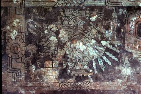 The Goddess Ixchel Interior Of The Temple Of The Frescoes Maya Late