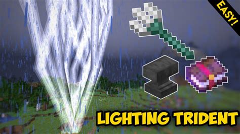 Esitellä 51+ imagen minecraft trident lightning enchantment - abzlocal fi