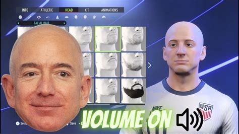 Fifa How To Make Jeff Bezos Pro Clubs Look Alike Youtube