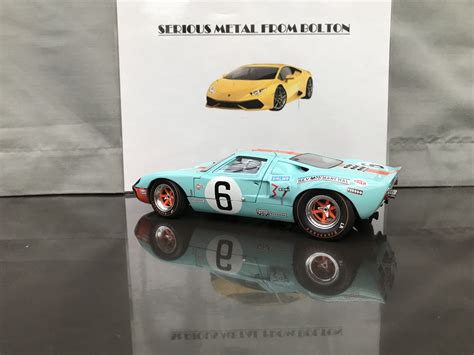 Solido 1803003 Ford Gt40 Mki Gulf Winner Le Mans 1968 6 1 18 Serious