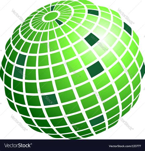 Wire Frame Globe Royalty Free Vector Image VectorStock